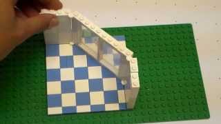 Lego angled wall tutorial [upl. by Katusha]