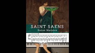 SaintSaënsLiszt Danse Macabre Op40S555 Circe Invidiosa Painting by John William Waterhouse [upl. by Boyse]