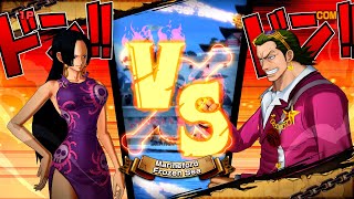 Hancock vs Tesoro  One Piece Burning Blood [upl. by Ellatnahc]