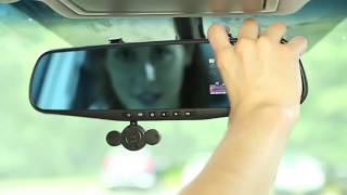 HD Mirror DashCam – Bakspejl med kamera [upl. by Ehrenberg]