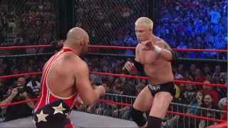 Lockdown 2010 Kurt Angle vs Mr Anderson [upl. by Fraase]