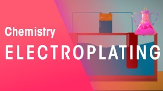 How Does Electroplating Work  Reactions  Chemistry  FuseSchool [upl. by Dleifyar]