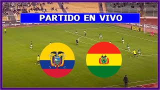 🔴 ECUADOR vs BOLIVIA EN VIVO ⚽ ELIMINATORIAS SUDAMERICANAS  FECHA 11  LA SECTA DEPORTIVA [upl. by Auoh627]