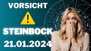 STEINBOCK ♑️❗️DU MUSST AUFPASSEN ❌ Horoskop  21Januar 2024 steinbock tarot [upl. by Adnak214]