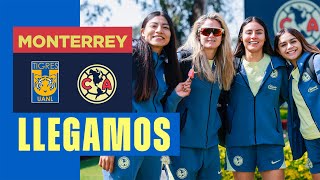 Estamos en Monterrey  Semifinal de Vuelta contra Tigres  INSIDE América Femenil  EstoEsAmérica [upl. by Ahsiuqel411]