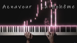 Aznavour  La Bohême  Piano Cover [upl. by Elora]