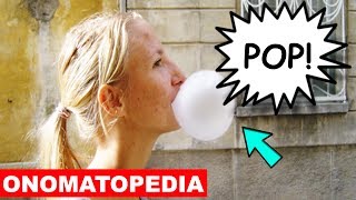 What is ONOMATOPOEIA Learn English Words  ONOMATOPOEIA  Meaning Vocabulary Pictures and Examples [upl. by Dearr]