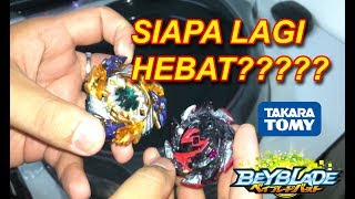 GEIST FAFNIR VS HELL SALAMANDER  CICAK LOMPAT VS SI PENYEDUT KUASA  BEYBLADE MALAYSIA [upl. by Kylander]