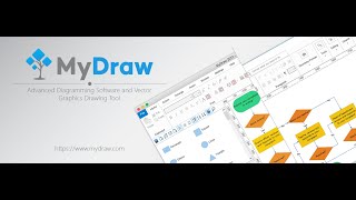 MyDraw Create Diagrams How To Create A Flowchart [upl. by Notsirb346]