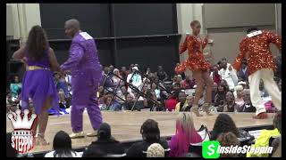 Worlds Largest Steppers Competition 2023 Tanya amp Joe  Taylar amp Kevin New School catagory [upl. by Novello]