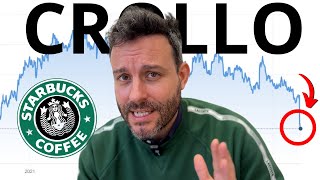 CROLLO STARBUCKS le AZIONI sono da COMPRARE [upl. by Feil409]