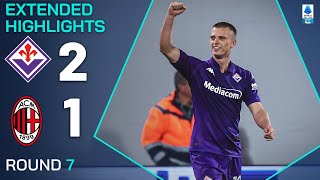 FIORENTINAMILAN 21  EXTENDED HIGHLIGHTS  SERIE A 202425 [upl. by Ivan]