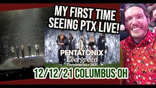 Pentatonix EVERGREEN Concert REACTION  My first time seeing PENTATONIX LIVE Pentatonix Reaction [upl. by Schwinn]