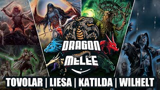 Dragon Melee Game 5  Midnight Hunt  Tovolar  Liesa  Katilda  Wilhelt  MTG Commander Gameplay [upl. by Wolliw]