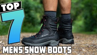 Best Mens Snow Boots Warm and Waterproof Winter Shoes [upl. by Etteneg456]