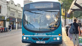 Voith and Full Thrash  Arriva Herts and Essex 3761 VDL Wright Pulsar working the 8 [upl. by Petr]