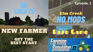 FS22  Start From Scratch  Farming Simulator 22  Get The Best Start Guide for New Farmers [upl. by Angie995]