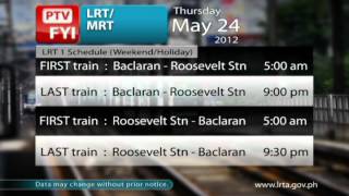 PTV FYI as of 700 AM May 23 2012 [upl. by Aivull]