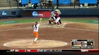 Softball National Championship Game 2 Lady Vols vs Oklahoma Highlights [upl. by Annayi]