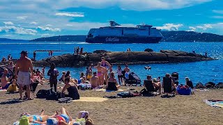 Going to the beach in Bygdøy Oslo [upl. by Oinegue517]