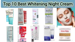 Best Medicated Night Whitening Creams For AcneDark SpotsAntiagingUneven Skintone [upl. by Erdnoed]