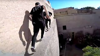 Morocco Rooftop Parkour Escape POV 🇲🇦 [upl. by Abbe]