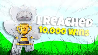 I Reached 10000 Wins in Roblox Bedwars [upl. by O'Kelly]