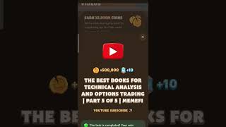 The Best Books for Technical Analysis and Options Trading  Part 5 of 5  MemeFi [upl. by Nikral564]