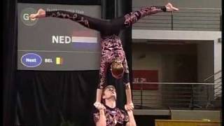 ACROGYM WK 2006 MIX PAIR NEDERLAND COMBI [upl. by Niltag]