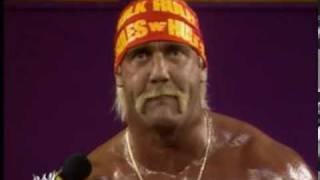 WWF Wrestlemania V  Hulk Hogan Interview [upl. by Oirretna932]