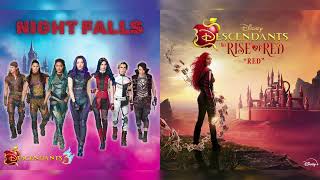 RedNight Falls Mashup  Descendants The Rise of Red  Descendants 3 [upl. by Geri]