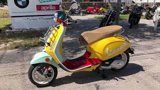 2021 Vespa Primavera 150 Sean Wotherspoon Special Edition at Euro Cycles of Tampa Bay Florida [upl. by Orr]