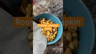 Roasted pumpkin seeds cookingchannel food cooking youtubeshorts [upl. by Mistrot44]