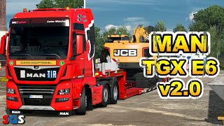 ETS2 151 MAN TGX Euro6 by Gloover v20 [upl. by Hirsh179]