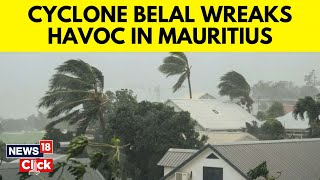 Mauritius On Maximum Cyclone Alert As Storm Belal Wreaks Havoc  Cyclone Belal  N18V  News18 [upl. by Aipotu]