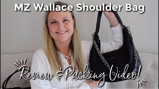 MZ WALLACE  Shoulder Bag Review amp Packing Video  GatorMOM [upl. by Vic]