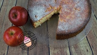 Apfelkuchen mit Quark ohne Mehl  super saftig I Apfeltorte [upl. by Norrehs249]