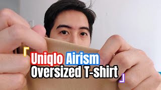 My Honest Review on Uniqlo Airism Oversized TShirt [upl. by Buroker]