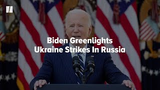 Biden Greenlights Ukraine Strikes In Russia [upl. by Schramke]