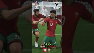 VITINHA SCORES Poland vs Portugal [upl. by Debbie60]