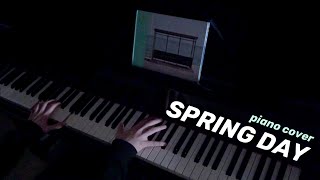 BTS  SPRING DAY  Piano Cover [upl. by Hamaso]