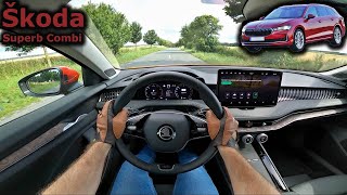 2024 Škoda Superb Combi 15 eTSI DSG  POV driving [upl. by Ydnes]