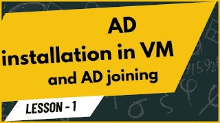 AD Installation and domain joining in Virtualization  windowsserver2016 domain activedirectory [upl. by Iosep]