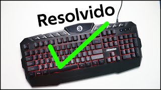 Algumas teclas do Teclado não funcionam veja como resolver [upl. by Newkirk]