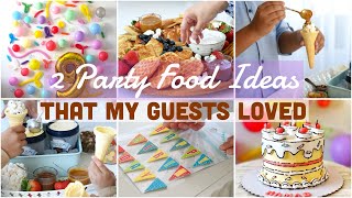 2 AMAZING Party Food IDEAs that my Guests Loved😍 [upl. by Einamrej429]