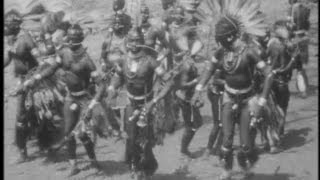 1930s Home Movie of African Tribal Dances [upl. by Nnylaj]