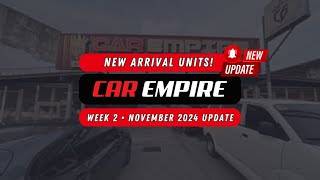 Car Empire  NOVEMBER PART 2 [upl. by Scheer]