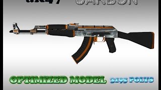 CSGO AK47 CARBON HD skin for CS 16 [upl. by Jaylene]