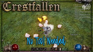 Crestfallen Medieval Survival  ep10 No Tool Needed  Build Craft Survival [upl. by Callean886]