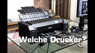 Foto selber druckenWelche Drucker ist besser Fotodrucker Laserdrucker Canon oder Epson [upl. by Nosneb]